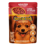 Alimento Special Dog Premium Especial Para Cão Adulto De Raça Pequena Sabor Carne Em Saco De 100g