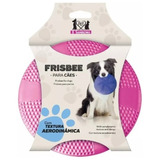 Brinquedo Pet Frisbee Dog Plástico Sanremo Cor Rosa
