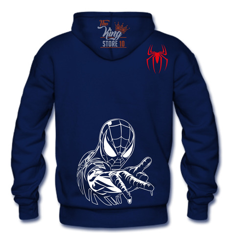 Poleron Con Cierre + Taza, Spider Man, Super Heroe, Marvel, Comics, Xxxl