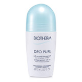 Antitranspirante Roll-on Biotherm Deo Pure Sin Alcohol 75 Ml