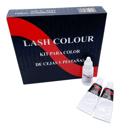 Kit Lash Colour Tintura Pestañas Y Cejas Rinde 100 Servicio