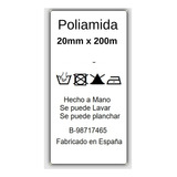 Rollo Cinta Poliamida 20mm X 200mts Etiquetas Textil