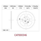 Coronas Zanella 50 Sol 1/2 X 3/16 Z-42 Jwc 000346