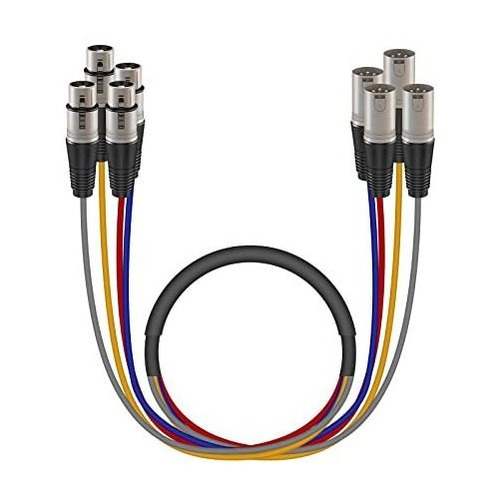 Cable Phenyx Pro Xlr Snake, Codificado Por Colores De Xlr A