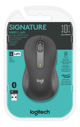 Signature M650 Large Left Wireless Mouse