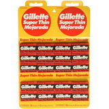 Super Thin Gillette Roja Hojas Afeitar Blisters X20 Unidades