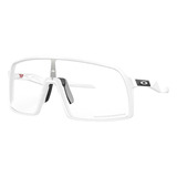 Óculos De Ciclismo Oakley Sutro Fotocromático Branco Lente Incolor