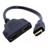 Cabo Hdmi Divisor Splitter Duplicador Y 1 Macho Para 2 Fêmea