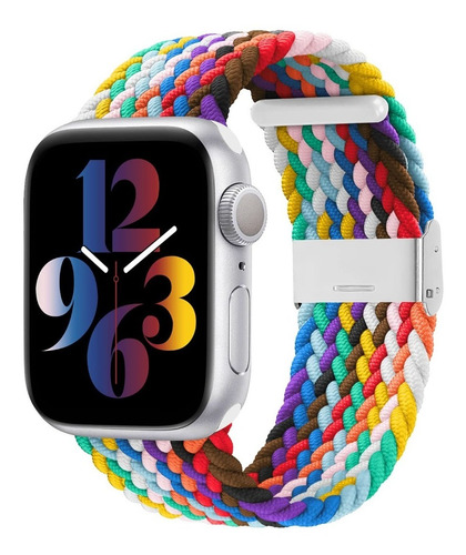 Correa De Nylon Trenzada Compatible Con Apple Watch A55