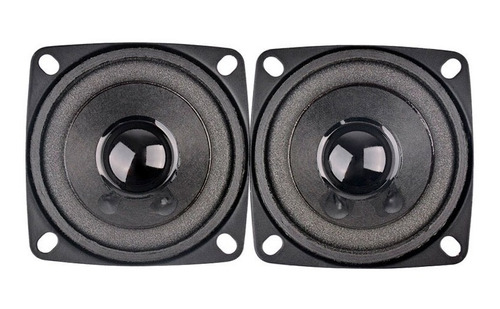 2x Mini Alto Falante 10w 8ohm 53x53mm 2 Polegadas