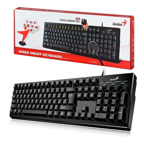 Teclado Genuis Smart Kb-101 Alambrico Usb / Tecnocenter