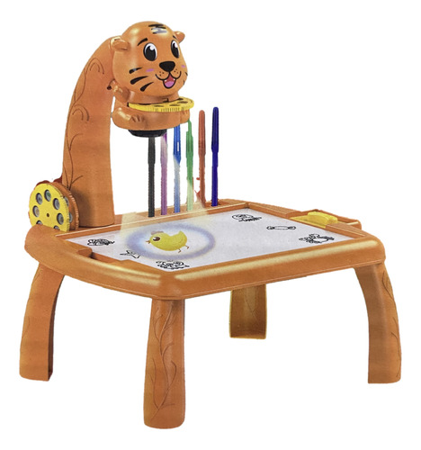 Mesa Projetor Desenho Infantil Com 24 Desenhos Tamanho M