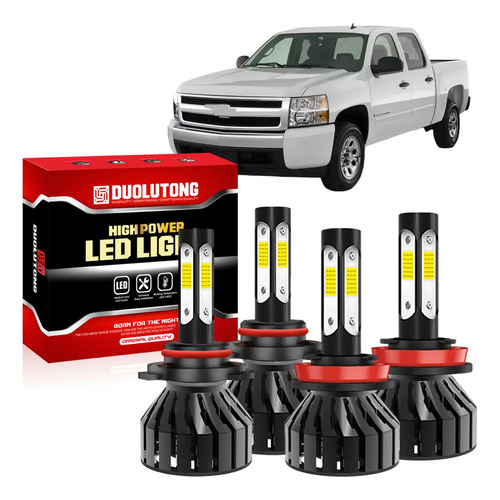 Kit De Faros Led De Alto/bajo 9005 H11 Chevrolet 22000lm