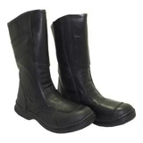 Botas Para Moto De Cuero Hombre - Miceli Calzado