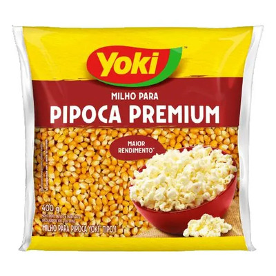 Milho Para Pipoca Tipo 1 Yoki Premium Pacote 400g | MercadoLivre