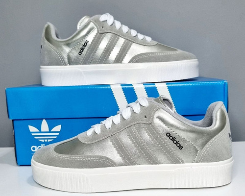 Tênis adidas Samba Prateado Silver Feminino Tamanho 36