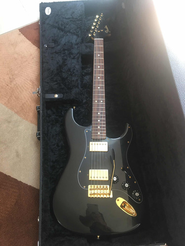 Fender Stratocaster Mahogany Blacktop Única Con Case Fender 