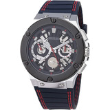 Guess Navy Silicone Multifunction Watch