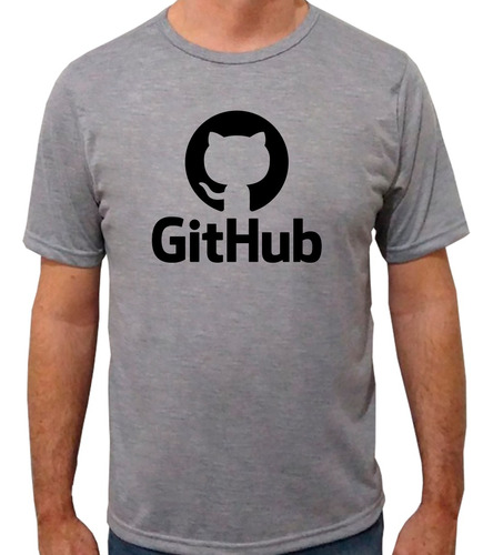 Camiseta Github Logo Programação Computação Camisa Blusa