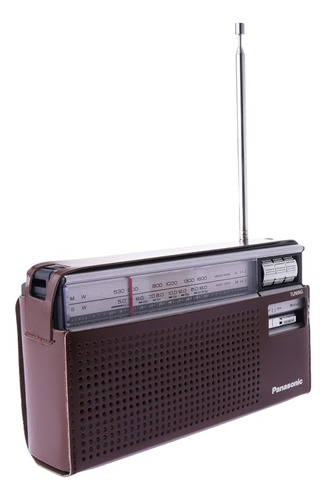 Radio Portátil Analógico Panasonic R-218 Color Gris