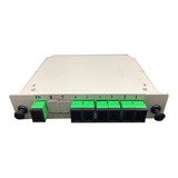 Derivador Splitter 1x4 Fibra Optica Plc P/ Modulo Rack Lgx