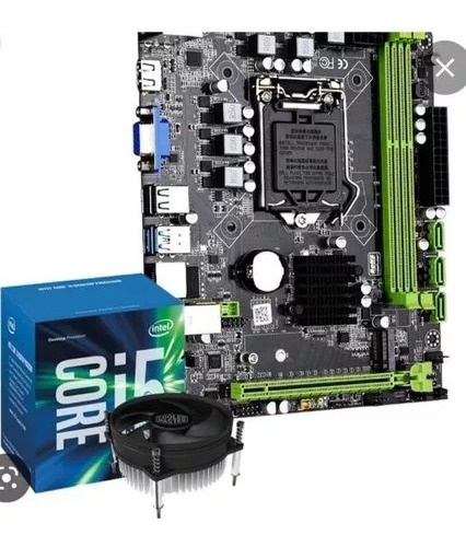 Kit  Intel I5-6500+ Placa Mãe 10/100/1000+ 16gb Ddr4
