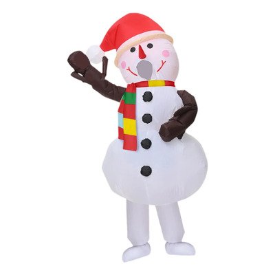 Adornos De Disfraz De Muñeco De Nieve Inflables, Divertidos