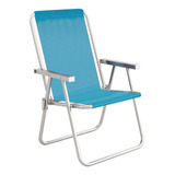 Sillón Playero Pescador Alto Director Aluminio Mor Ct