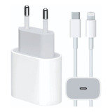 Carregador Para iPhone 11 12 13 14 Fonte Usb C 20w Anatel