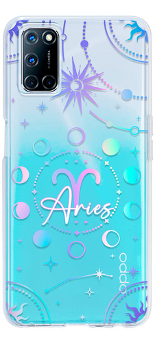 Funda Para Oppo Uso Rudo Para Mujer Signo Zodiaco Aries