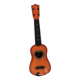 Ukelele Para Niños Mini Guitarra De 4 Cuerdas Para Marrón