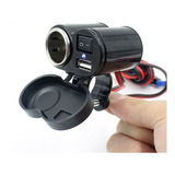 Cargador Para Moto 2 Usb + Encendedor 5v 