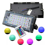 Reflector Led Multicolor 50w Rgb C/control Tianlai R47w50