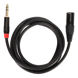 Cable Xlr Macho A Trs Para Audio Balanceado De 1/4 Pulgadas
