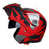 Casco De Motocicleta De Cara Completa Personalizado, Casco D