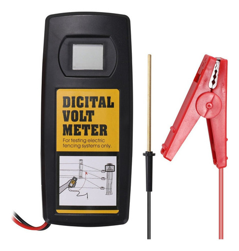 Digital Fence Tester Home Electric Fence Voltmeter Lcd