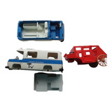 Lote Playmobil Usado Antiguo Diligencia Camion Western 