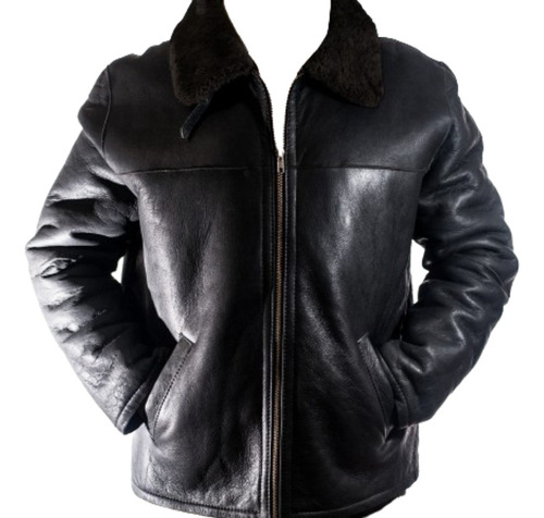 Campera Hombre Cuero Legítimo Cordero Codj350 Estancia1980