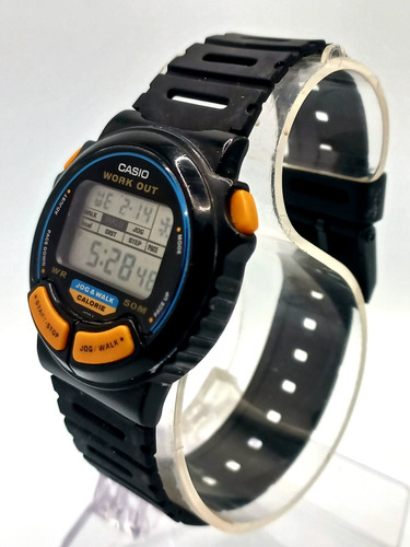 Reloj Casio Work Out Jog & Walk Calorie No Swatch Fossil Tag