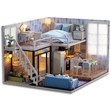 Flever Dollhouse Miniature Diy House Kit Habitación Creativa