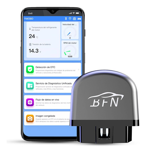 Escáner De Diagnóstico Obd2 Ad11 Para Automóvil Bluetooth5.1