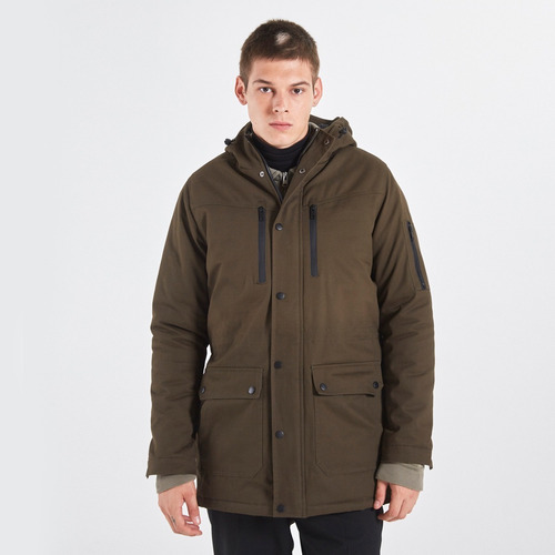 Campera Hombre Parka Gabardina Capucha Explorer Parka Supply