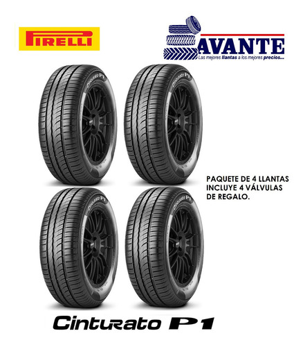 Llanta 195/60r15 Pirelli Cinturato P1 88h ( Paq. 4 )