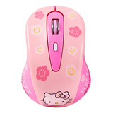 Mouse Rosa Pink Hello Kitty, Rato Notebook, Computador