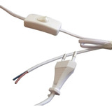 10 Cables Armado Lampara Con Interruptor Y Enchufe - Sumatel