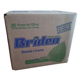 Caja Briden Crema Dental Sin Flúor Con 25 Piezas De 100 Ml