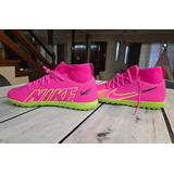 Botines Nike Jr Mercurial Superfly 9 - Rosas Con Botita Nº36