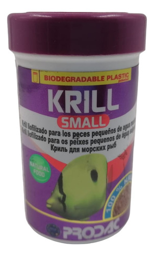 Prodac Alimento Liofilizado Krill Small 20g Acuario Peces