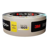 Cinta De Papel 3m 101+ Enmascarar Pintor 48mm X 50m  Color Blanco Liso