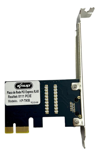 Placa De Rede Pci Express Rj45 Kp-t90b 10/100/1000mbps